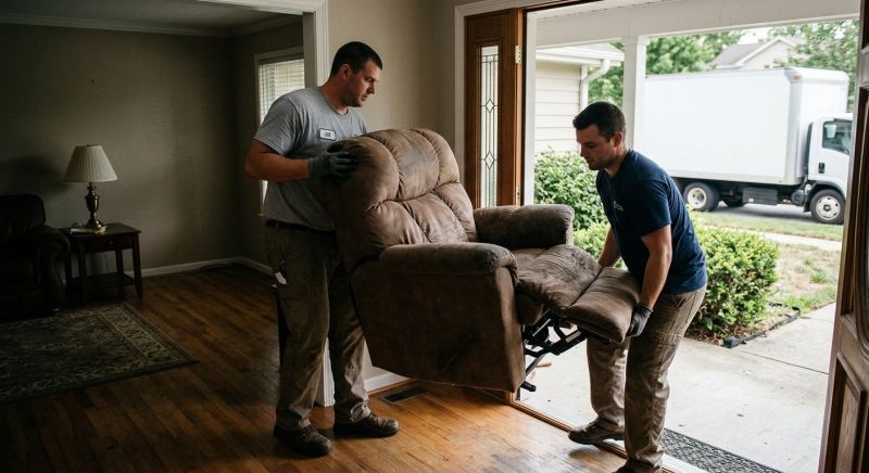 Recliner Removal in Roseville, CA