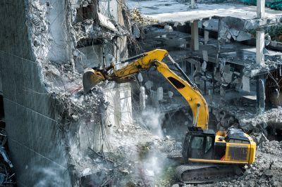 Demolish Concrete Walls and Buildings